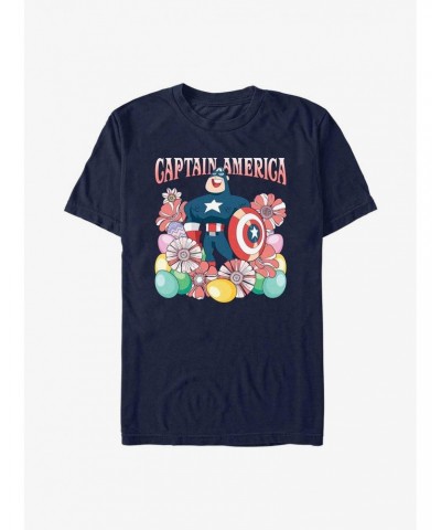 Marvel Captain America Collecting Eggs Since '41 T-Shirt $7.27 T-Shirts