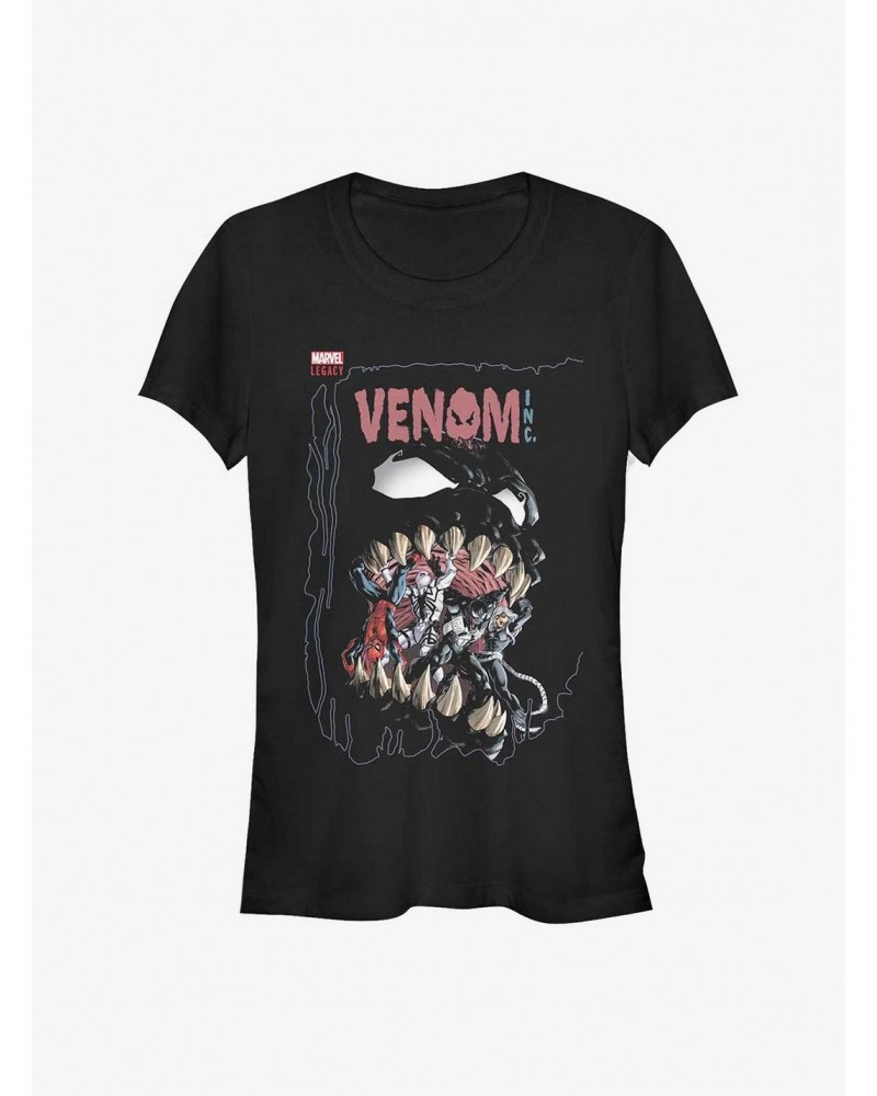 Marvel Venom Face Girls T-Shirt $7.97 T-Shirts