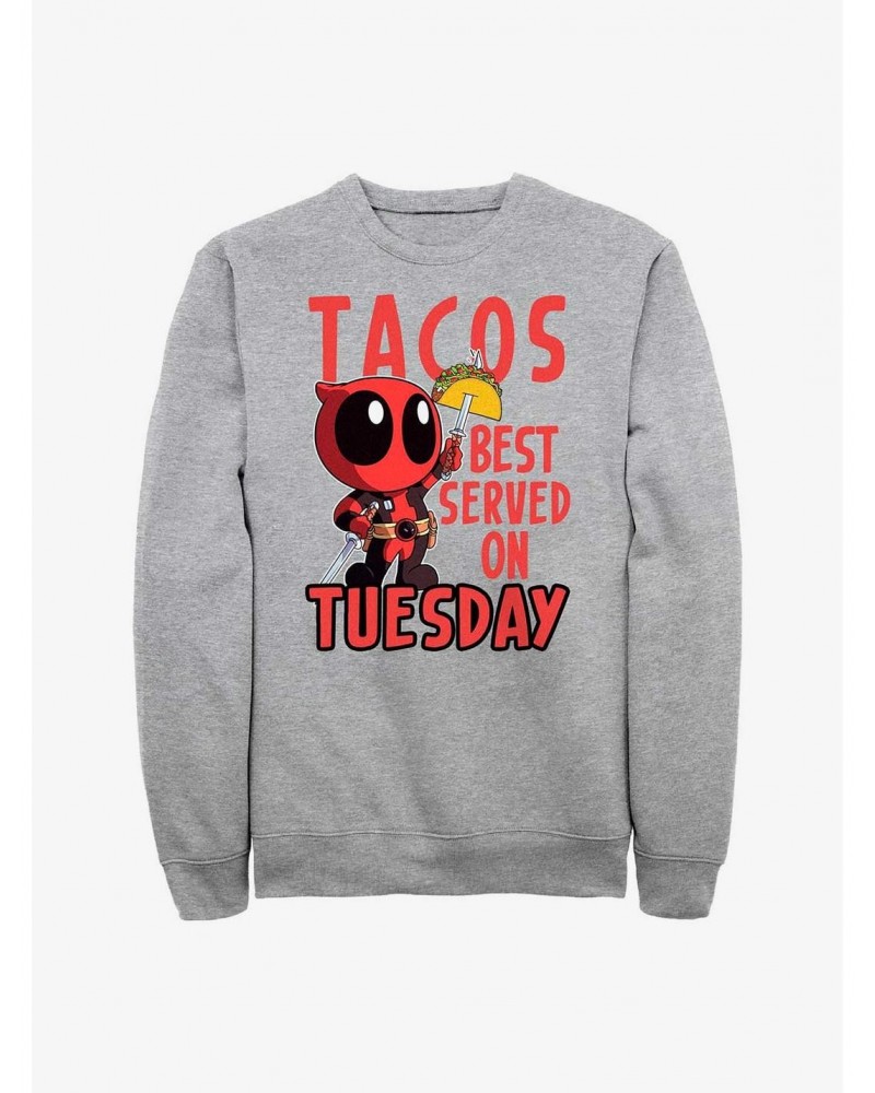 Marvel Deadpool Taco Tuesday Sweatshirt $14.17 Sweatshirts