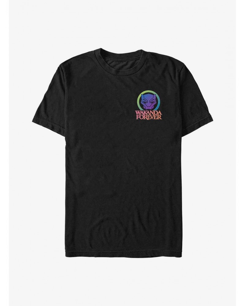 Marvel Black Panther: Wakanda Forever Pocket Logo T-Shirt $8.22 T-Shirts