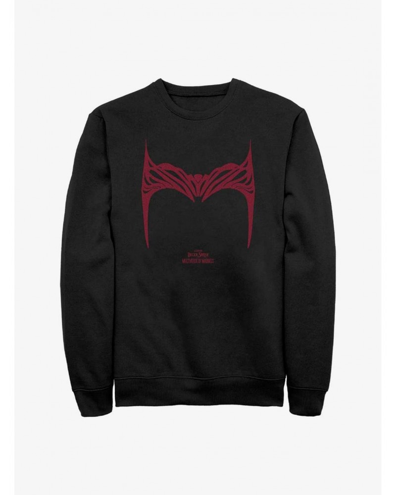 Marvel Doctor Strange In The Multiverse of Madness Wanda Helm Sweatshirt $9.15 Sweatshirts